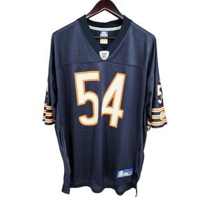 Vintage Urlacher #54 Chicago Bears Reebok Jersey Mens XL Blue NFL Football